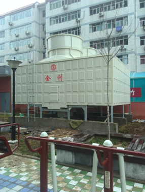 金创JCR系列河南郑州玻璃钢横流式超低噪音方型冷却塔厂家直销